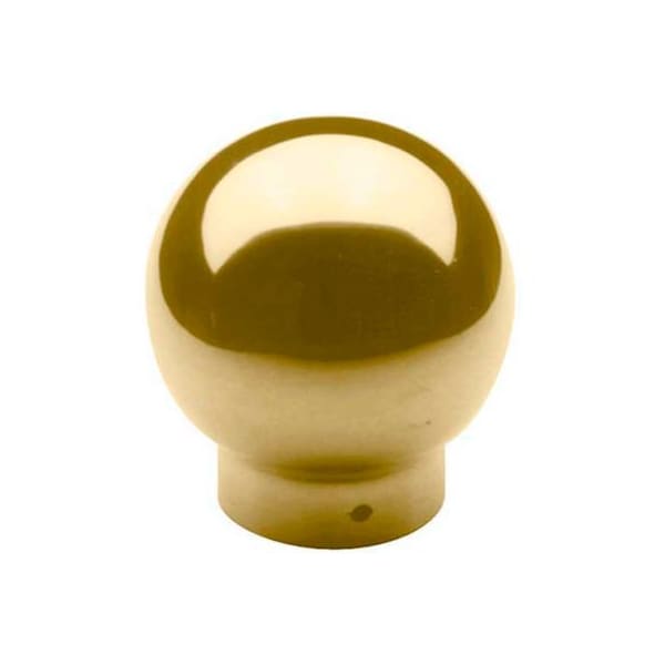 Lavi Industries Lavi Industries, Ball Single Outlet, for 2" Tubing, Polished Brass 00-700/2 - main